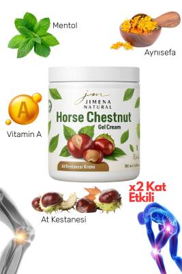 AT KESTANESİ JEL KREMİ 500 ML / HORSE CHESTNUT GEL CREAM - 2